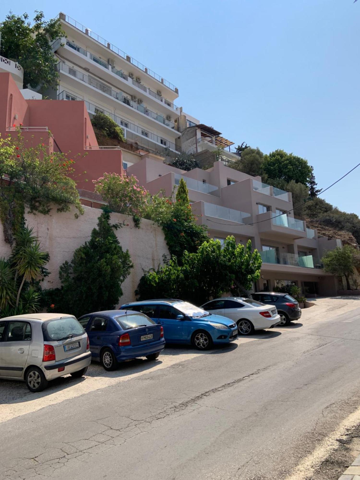 Petra Hotel Ajía Galíni Kültér fotó