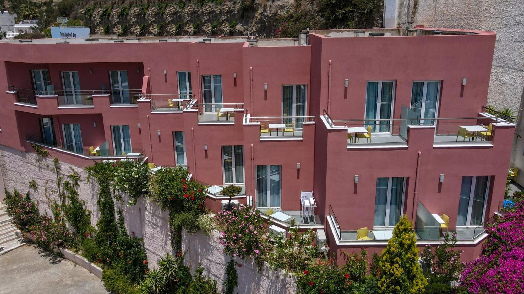 Petra Hotel Ajía Galíni Kültér fotó