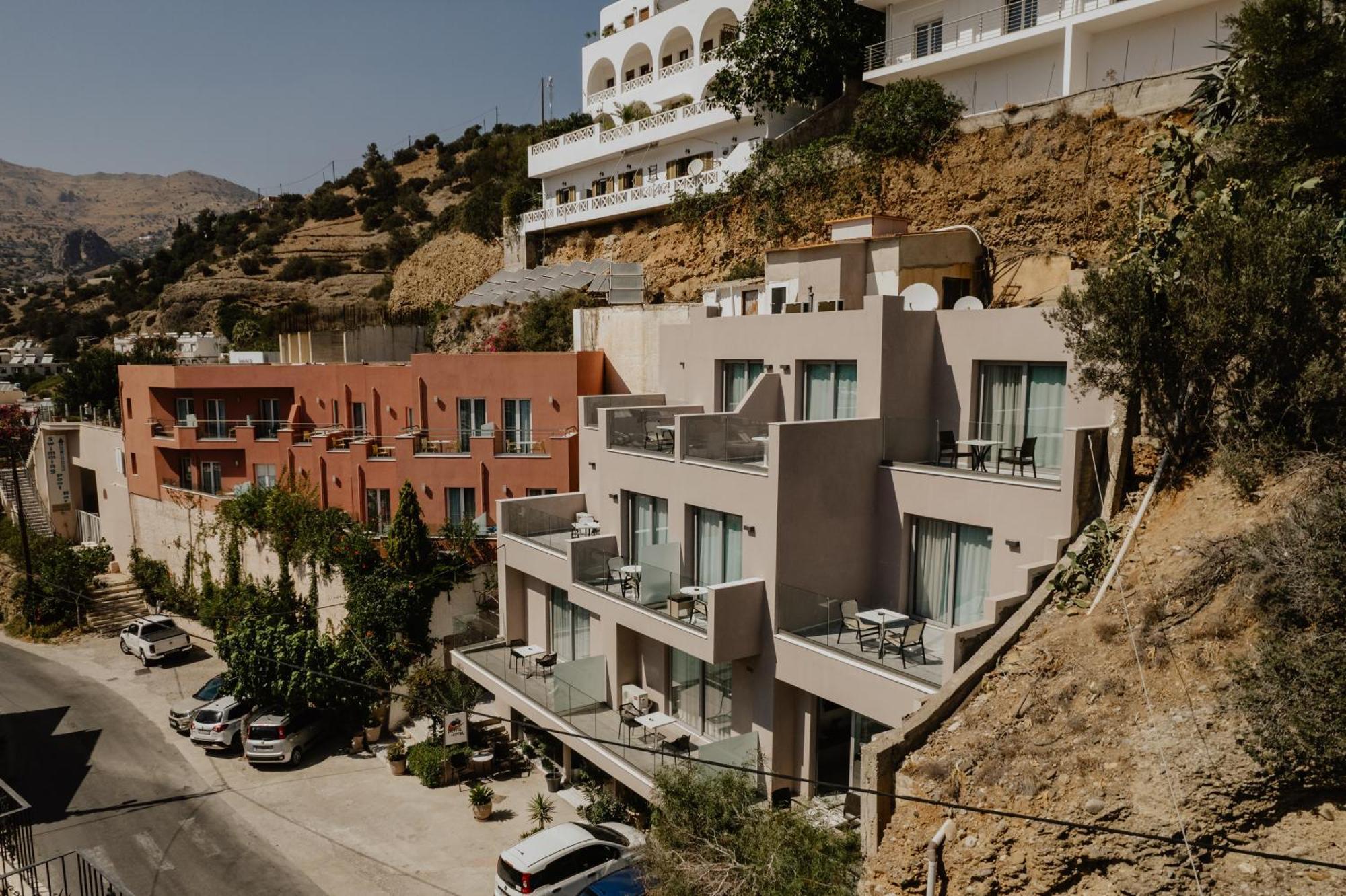 Petra Hotel Ajía Galíni Kültér fotó