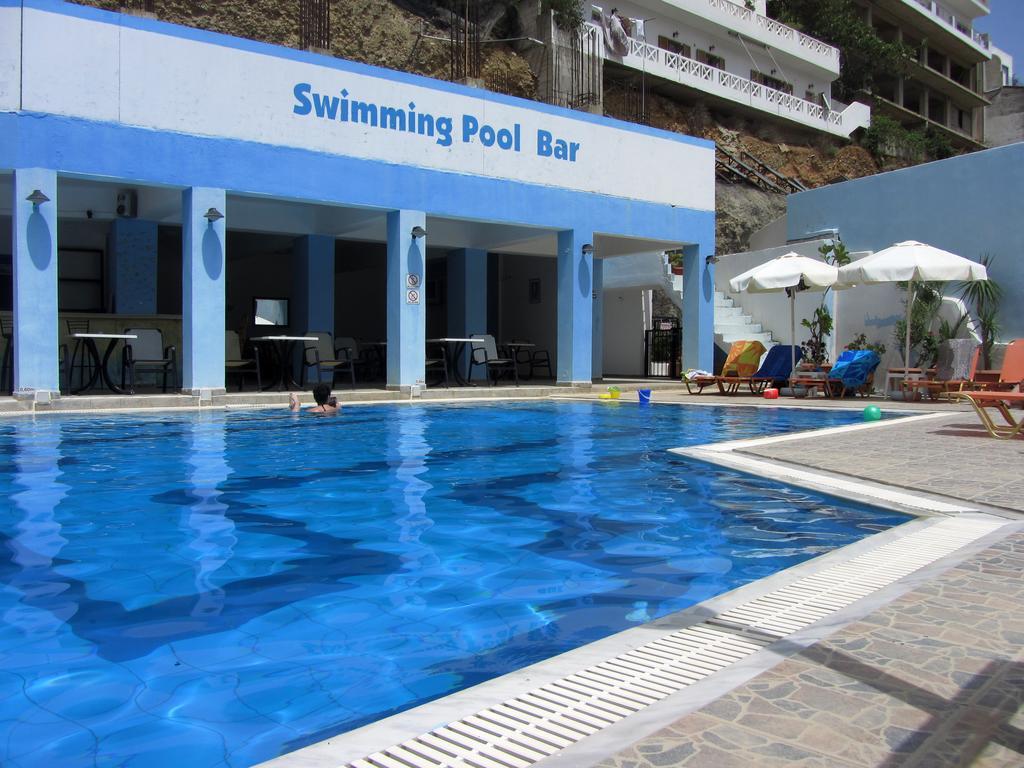 Petra Hotel Ajía Galíni Kültér fotó